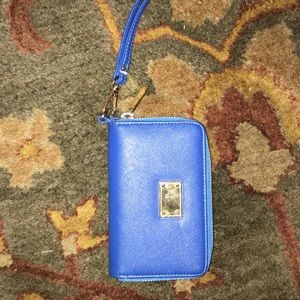 Blue wristlet
